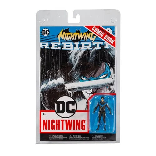Nightwing Page Punchers 3-Inch Scale Action Figure with Nightwing: Rebirth #1 Comic Book