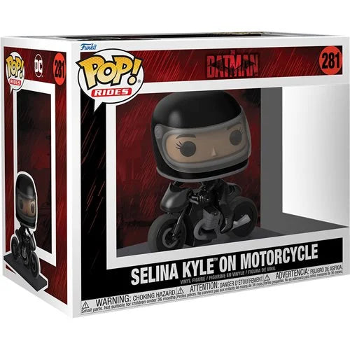 POP The Batman Selina Kyle on Motorcycle Deluxe