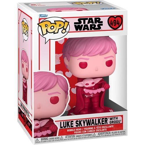 FUNKO POP Star Wars: Valentines Luke & Grogu #494