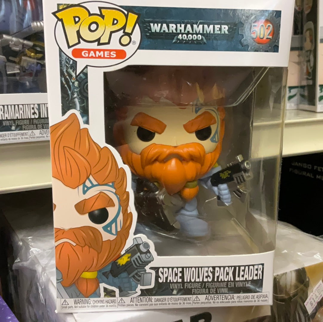 Pop! Warhammer Space Wolves Pack Leader #502