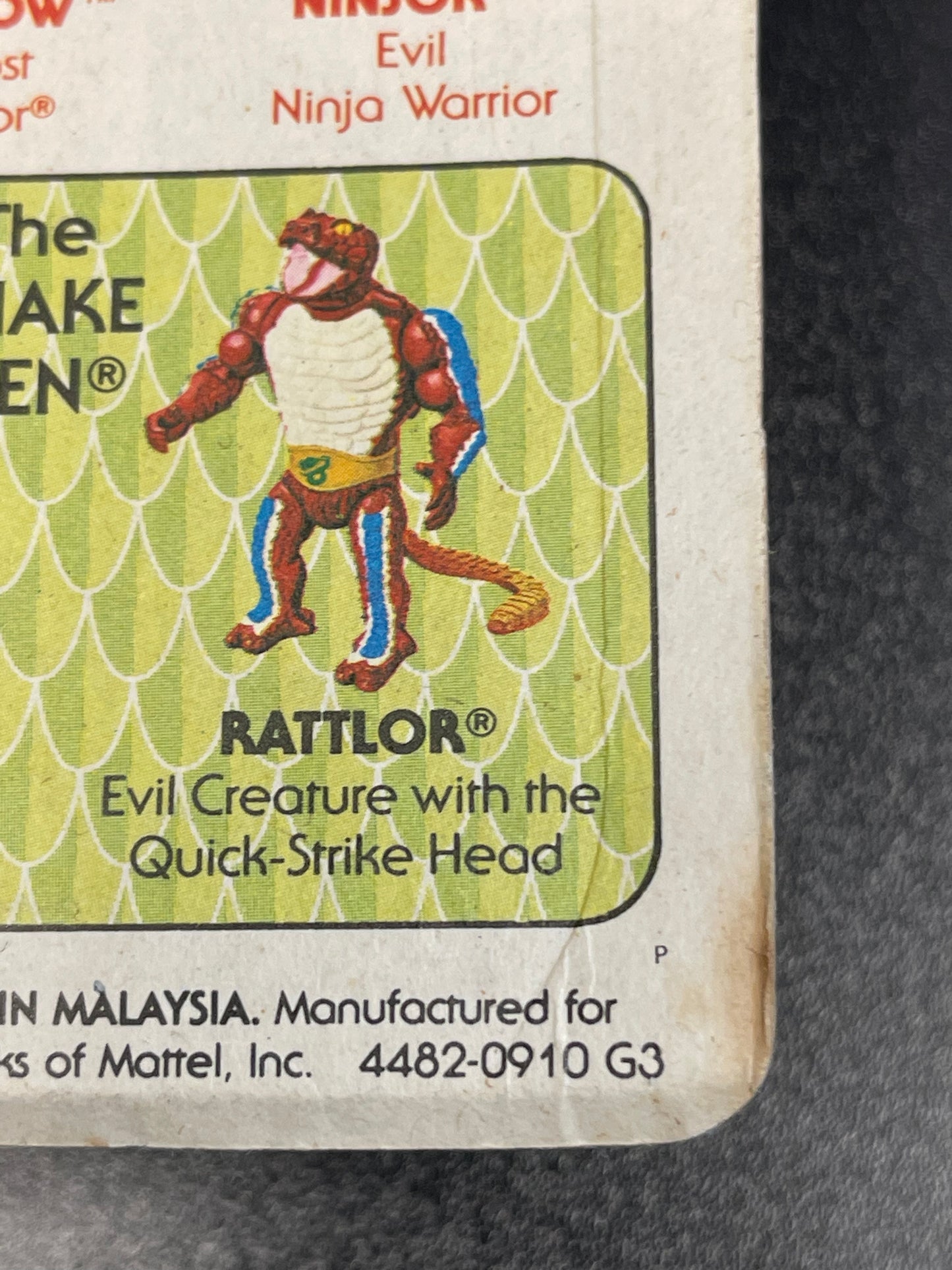 Masters Of The Universe Faker Figure New On Card 1986