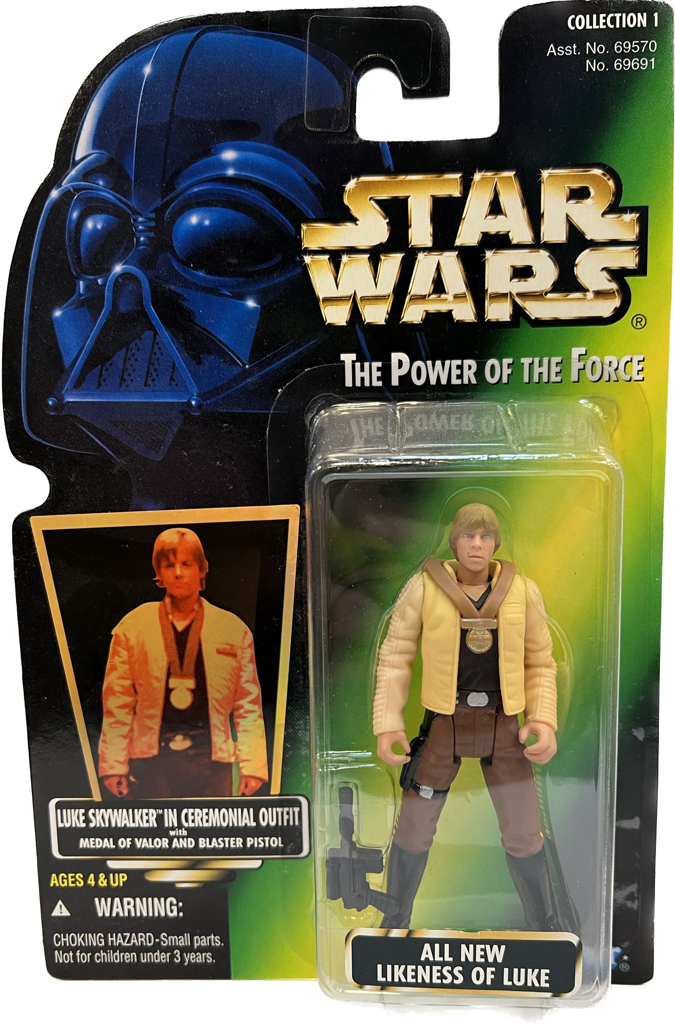 Star Wars Power of the Force Luke Skywalker in Ceremonial Outfit