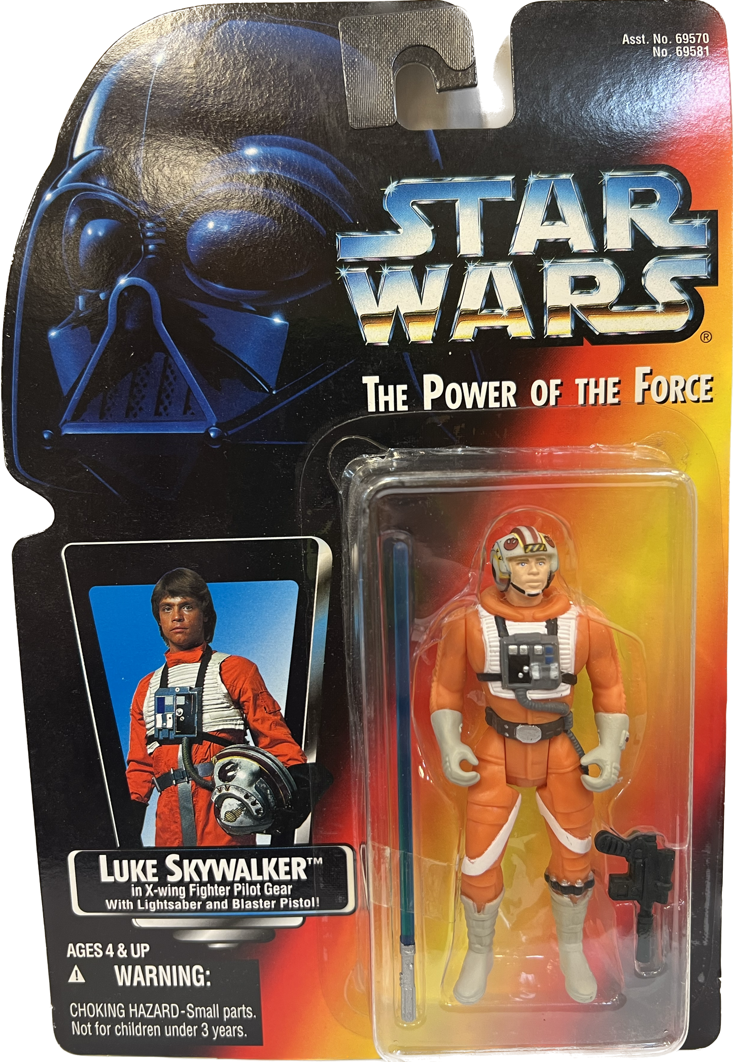 Star Wars Power of the Force Luke Skywalker in X-Wing Fighter Pilot Gear