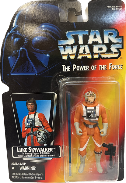 Star Wars Power of the Force Luke Skywalker in X-Wing Fighter Pilot Gear