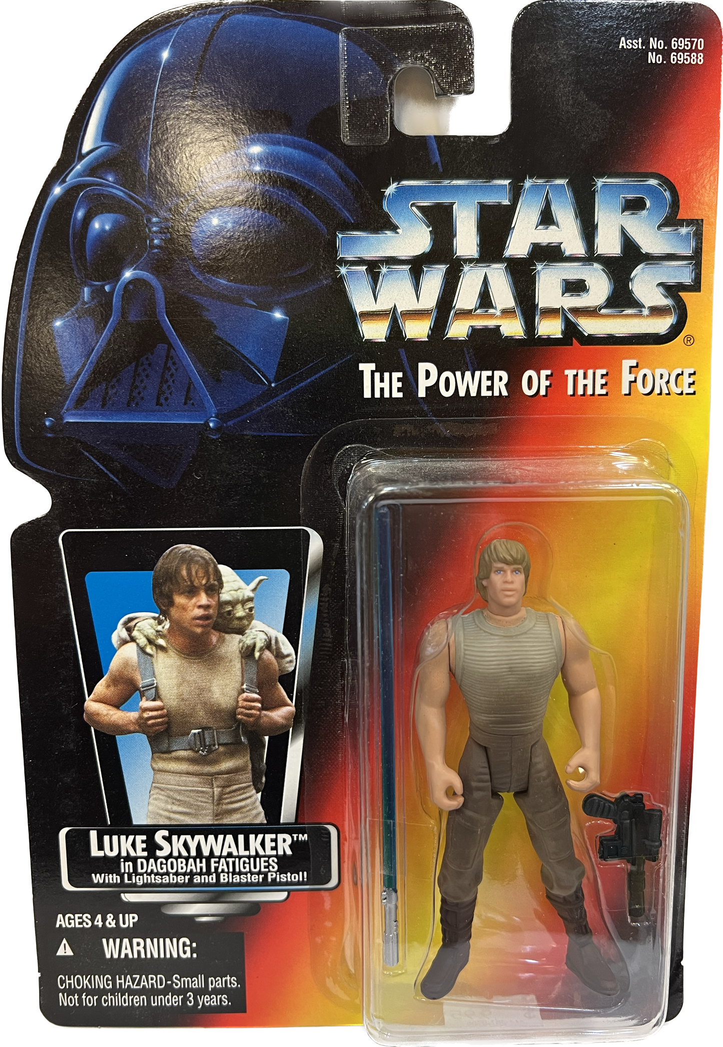 Star Wars Power of the Force Luke Skywalker in Dagobah Fatigues