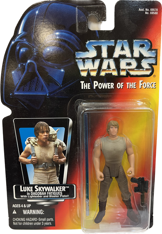 Star Wars Power of the Force Luke Skywalker in Dagobah Fatigues