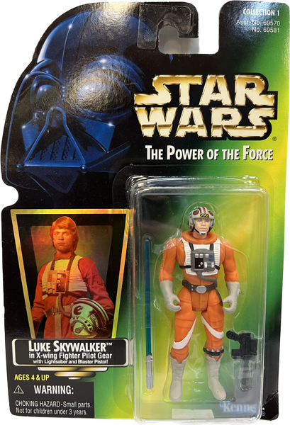 Star Wars Power of the Force Luke Skywalker in X-Wing Fighter Pilot Gear