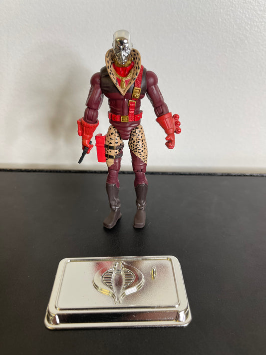GI Joe 25th Anniversary Destro (Silver Head Variant) Action Figure Loose Complete 2007