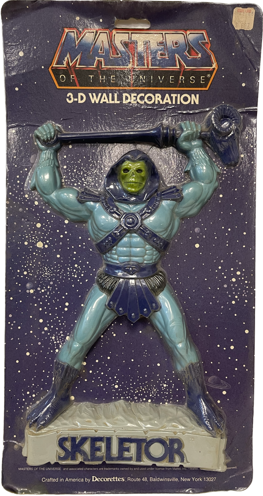 Vintage Masters Of The Universe 3-D Wall Decoration New On Card 1984