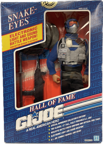 GI Joe Hall Of Fame Snake Eyes 12"