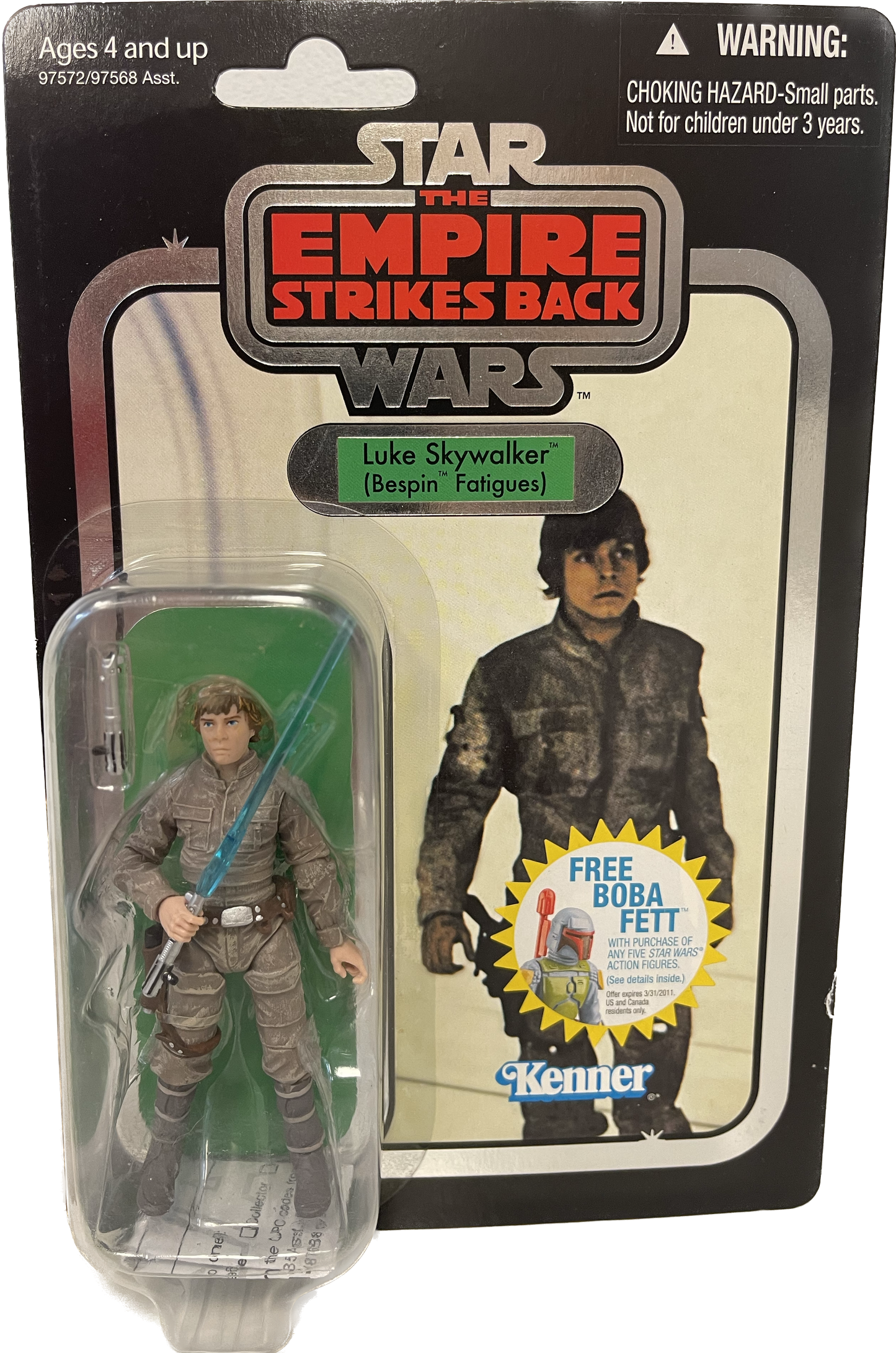 Star Wars The Empire Strikes Back Luke Skywalker (Bespin Fatigues) VC04 Not mint