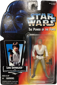 Star Wars Power of the Force Luke Skywalker with Grappling Hook & Lightsaber