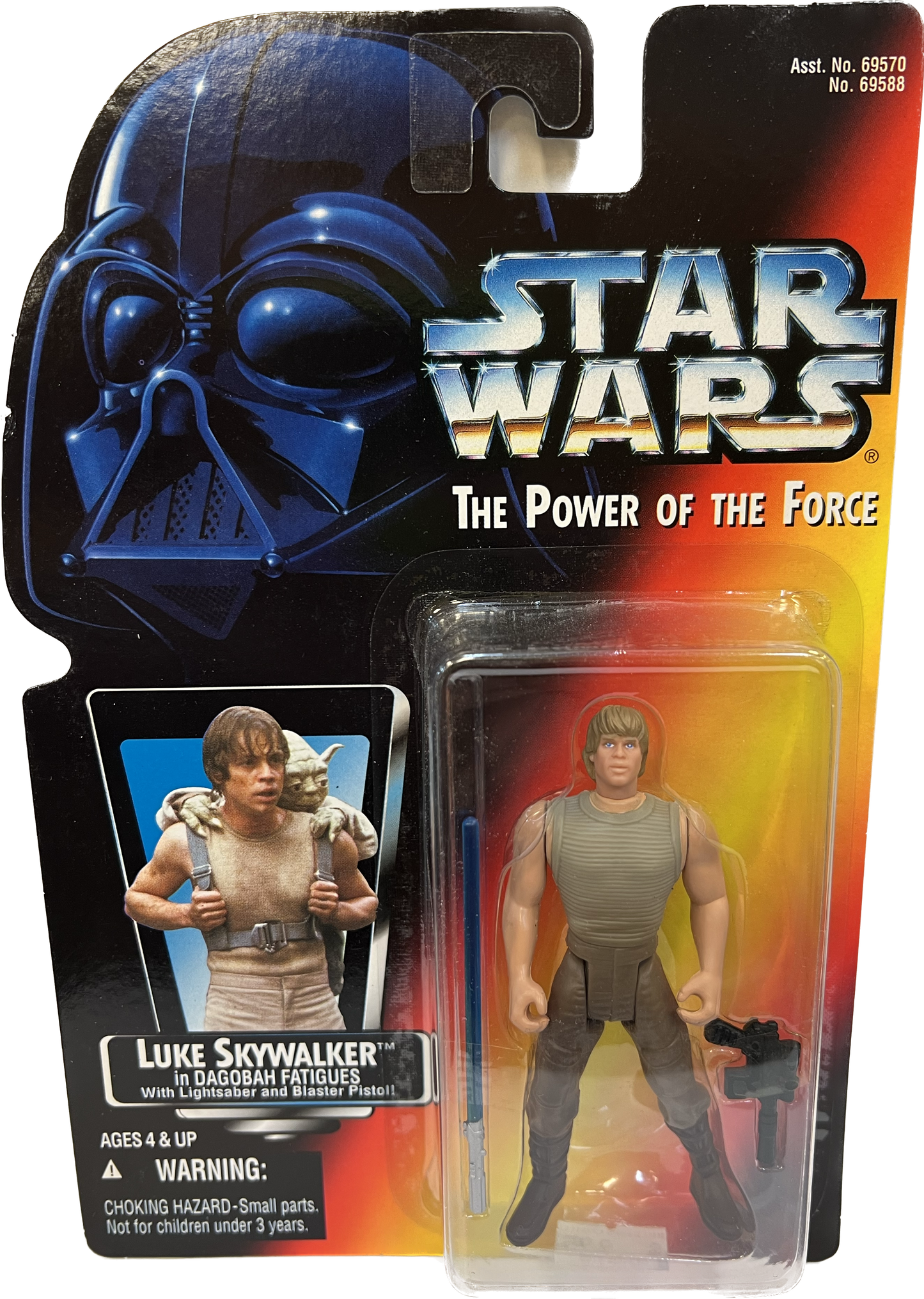 Star Wars Power of the Force Luke Skywalker in Dagobah Fatigues