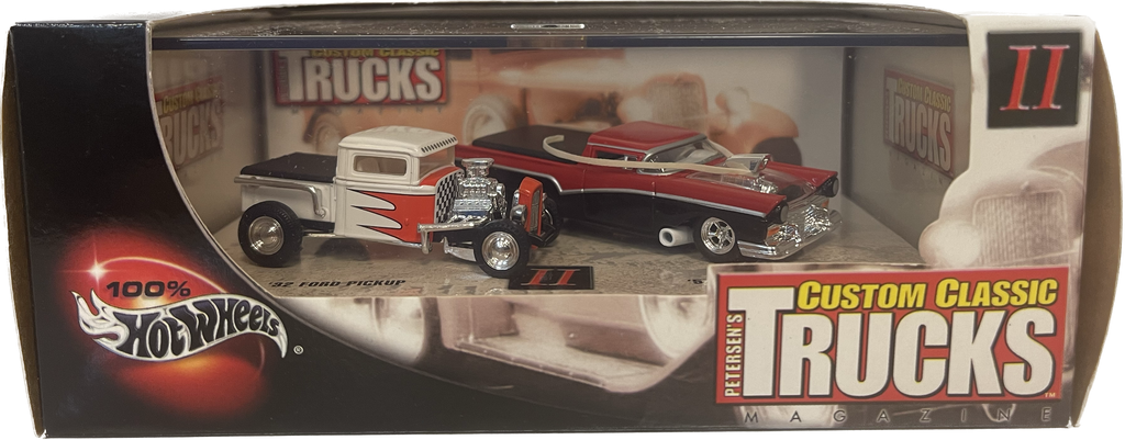 Hot Wheels 100 Custom Classic Trucks Ford Pickup and Ranchero 2002 Mattel New