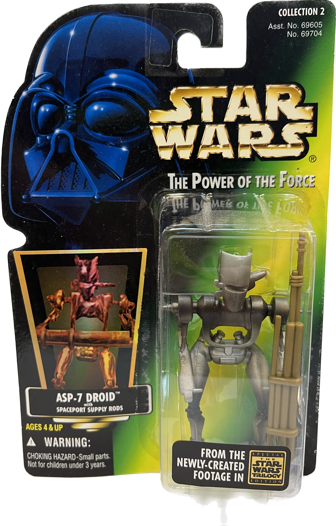 Star Wars Power of the Force ASP-7 Droid