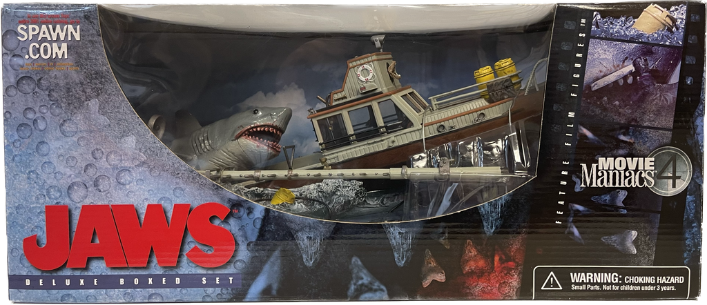 美品 Jaws Deluxe Boxed Set McFarlane Toys Movie Maniacs 4