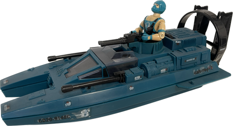 G.I. Joe Cobra Water Moccasin Vehicle w/ Copperhead (Dark Colored Gloves Variant)