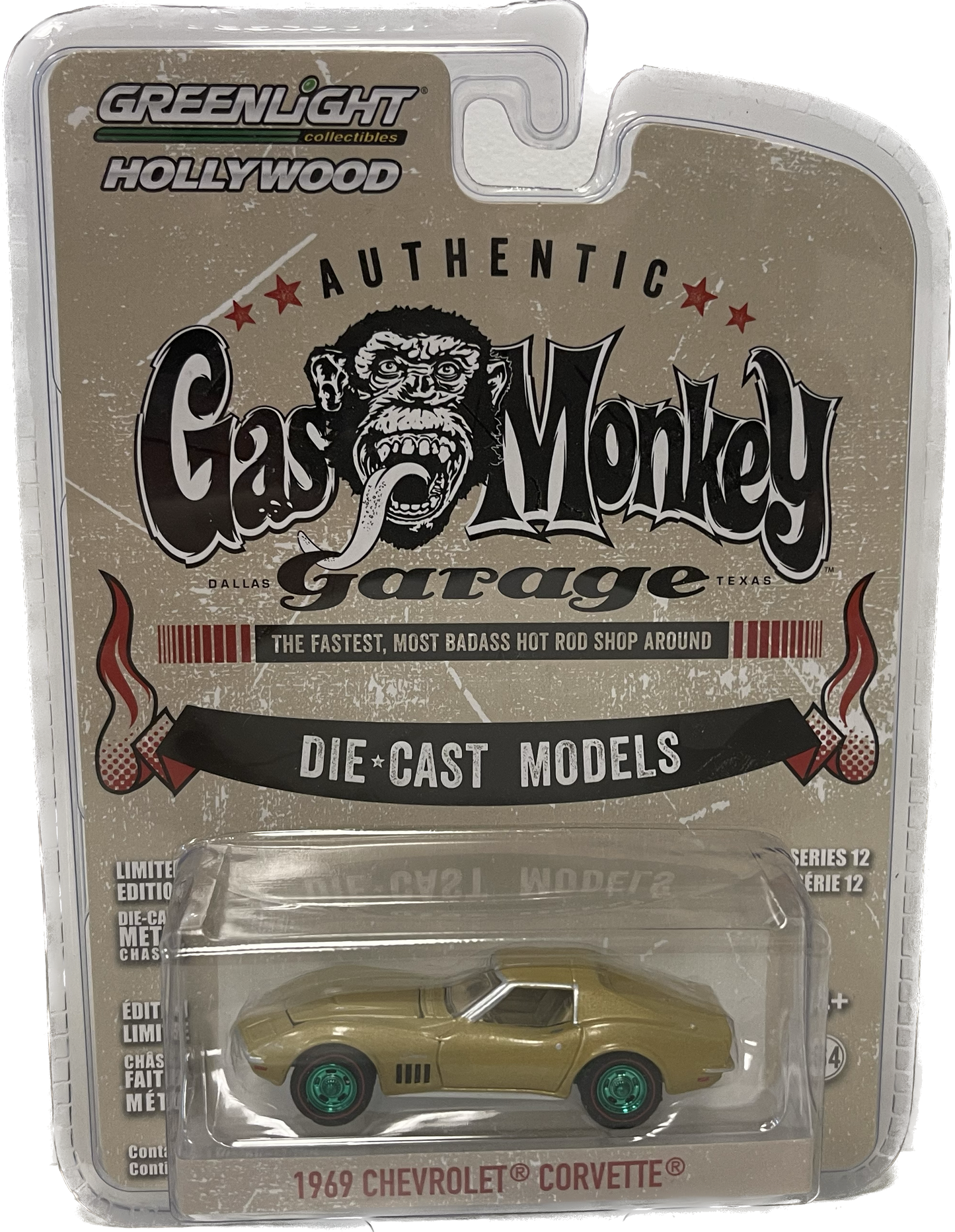 Greenlight Collectibles Hollywood Gas Monkey Garage 1969 Chevrolet Corvette