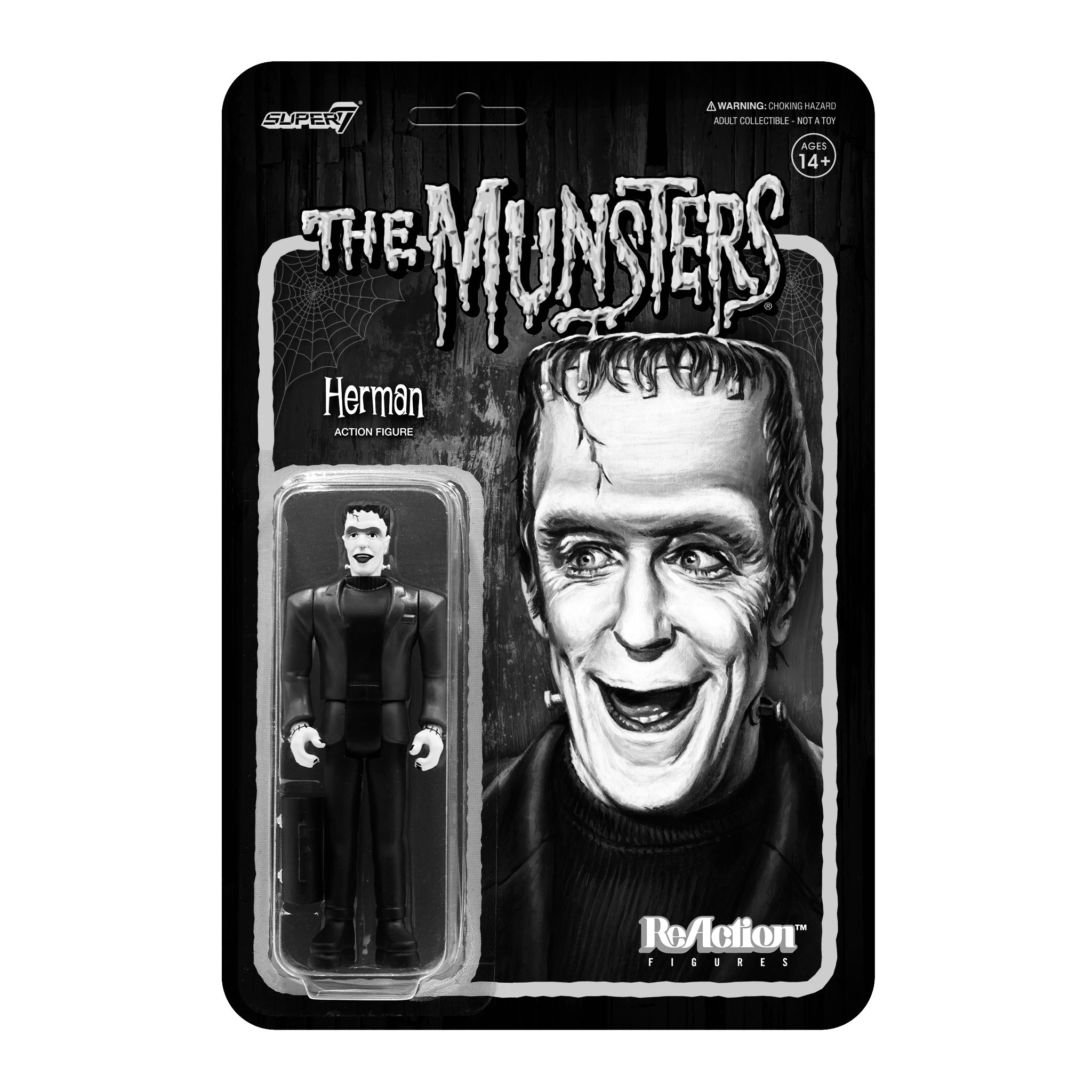 Munsters ReAction Wave 2 Herman Munster (Grayscale)