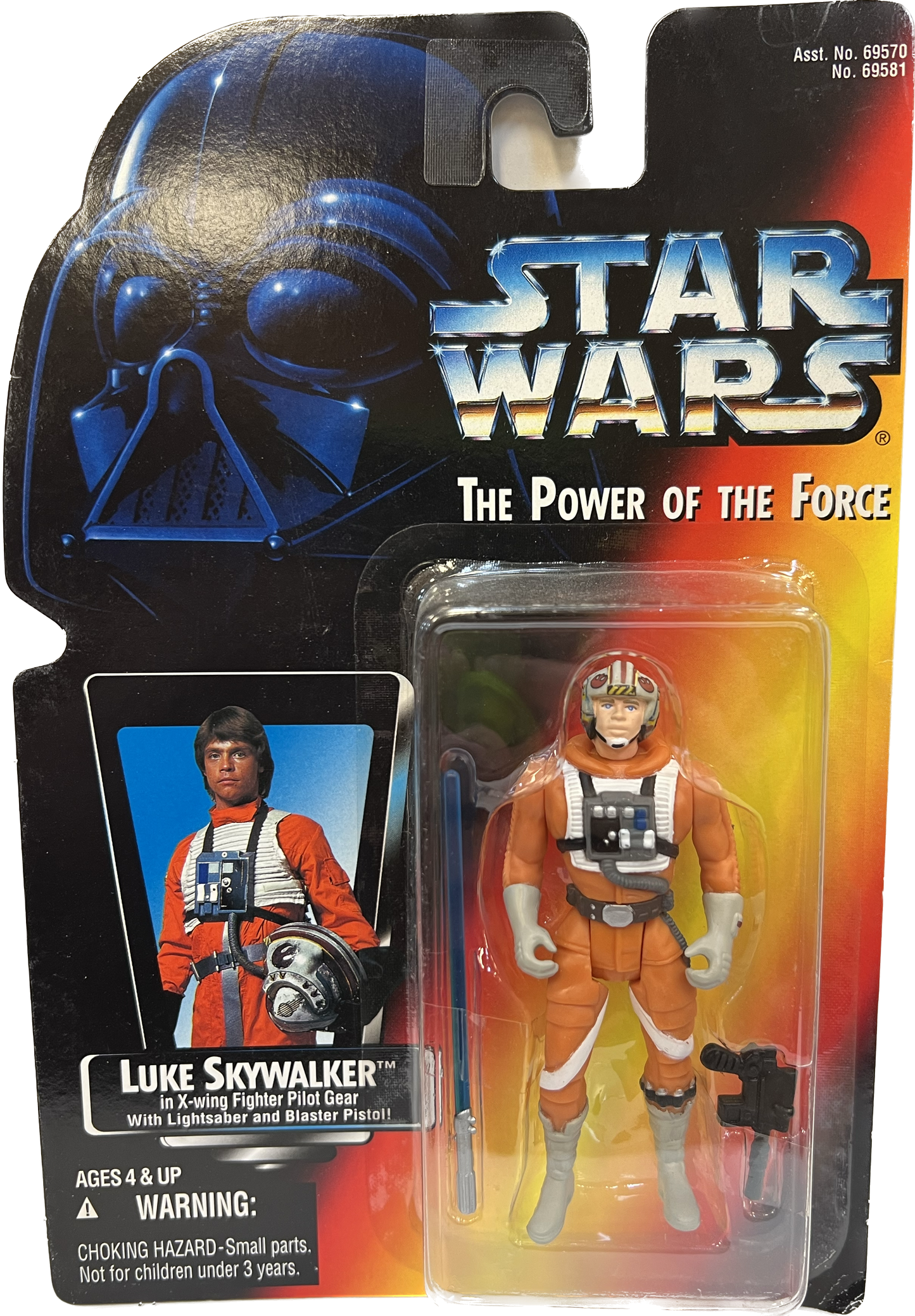 Star Wars Power of the Force Luke Skywalker in X-Wing Fighter Pilot Gear