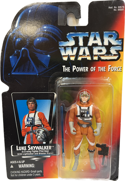 Star Wars Power of the Force Luke Skywalker in X-Wing Fighter Pilot Gear