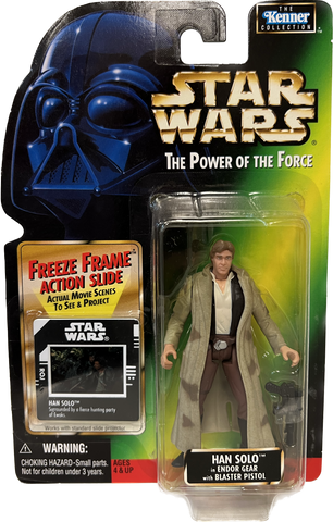 Star Wars Power of the Force Han Solo in Endor Gear