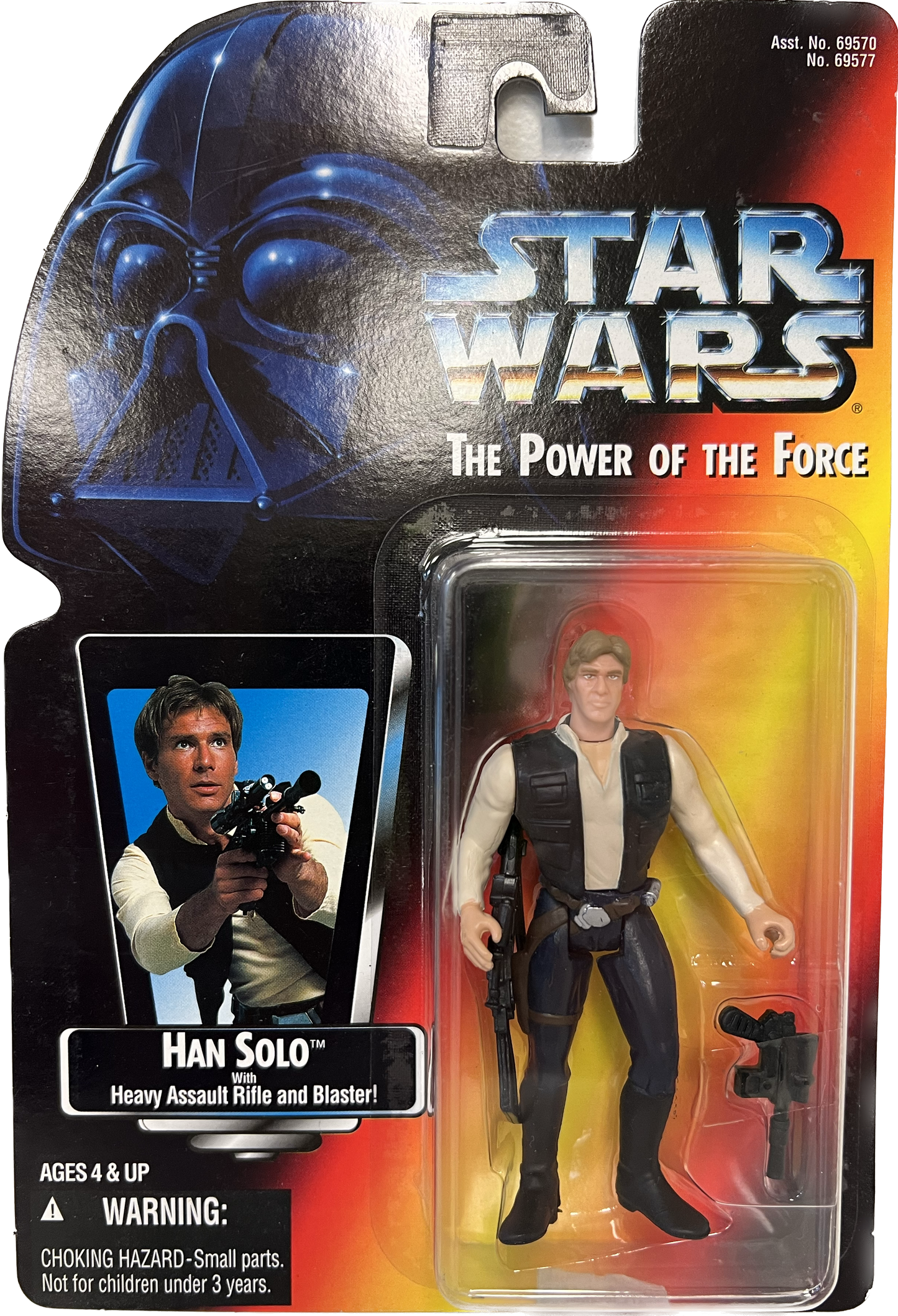 Star Wars Power of the Force Han Solo with Blaster Pistol