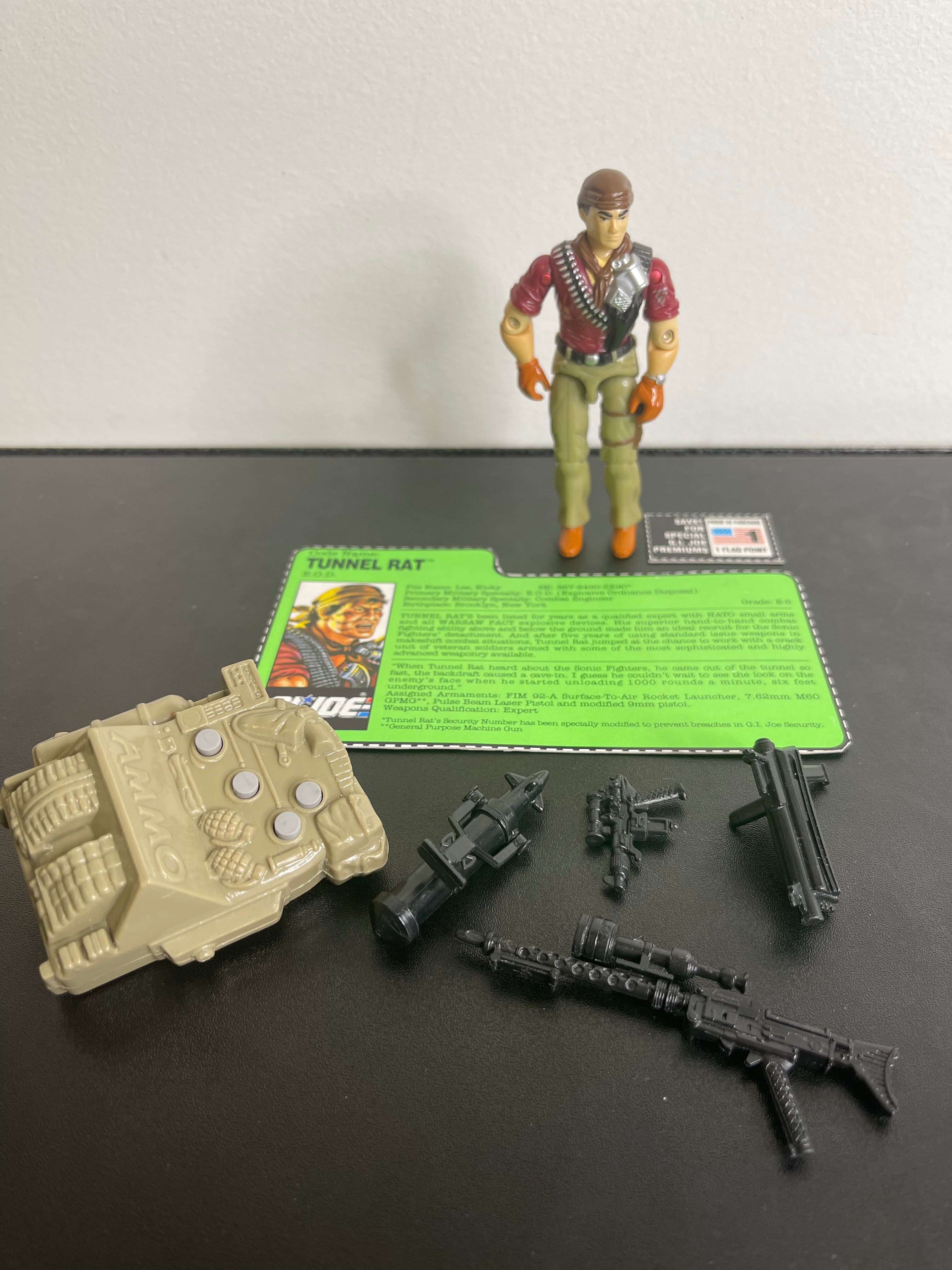 Figurine G.I.JOE Tunnel Rat Sonic Fighters 1990 – Hasbro Collection