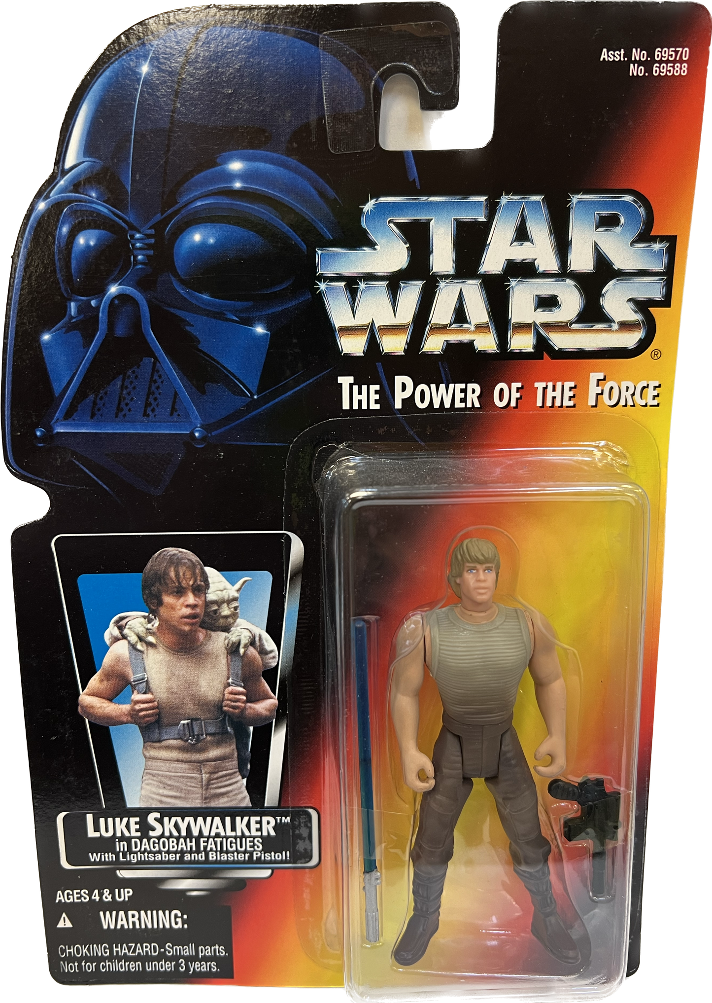 Star Wars Power of the Force Luke Skywalker in Dagobah Fatigues