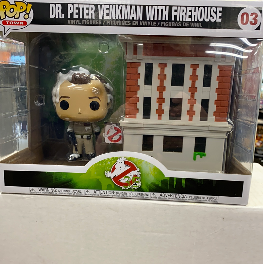 Pop Ghostbusters Dr. Peter Venkman with Firehouse #03