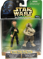 Star Wars Power of the Force Max Rebo Band Pairs Barquin D'An & Droopy McCool
