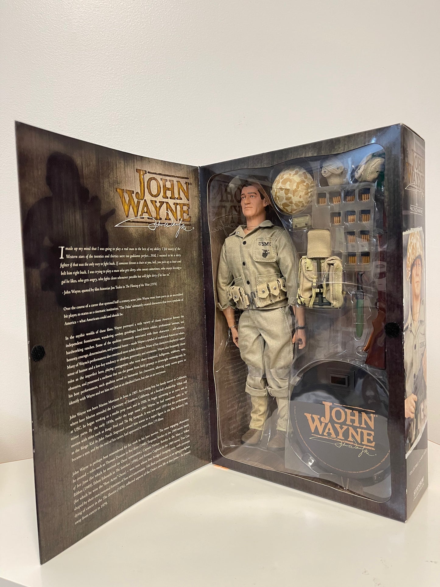 John Wayne As A Pacific Marine 12"