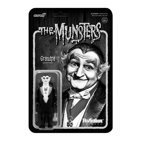 Munsters ReAction Wave 2 Grandpa (Grayscale)