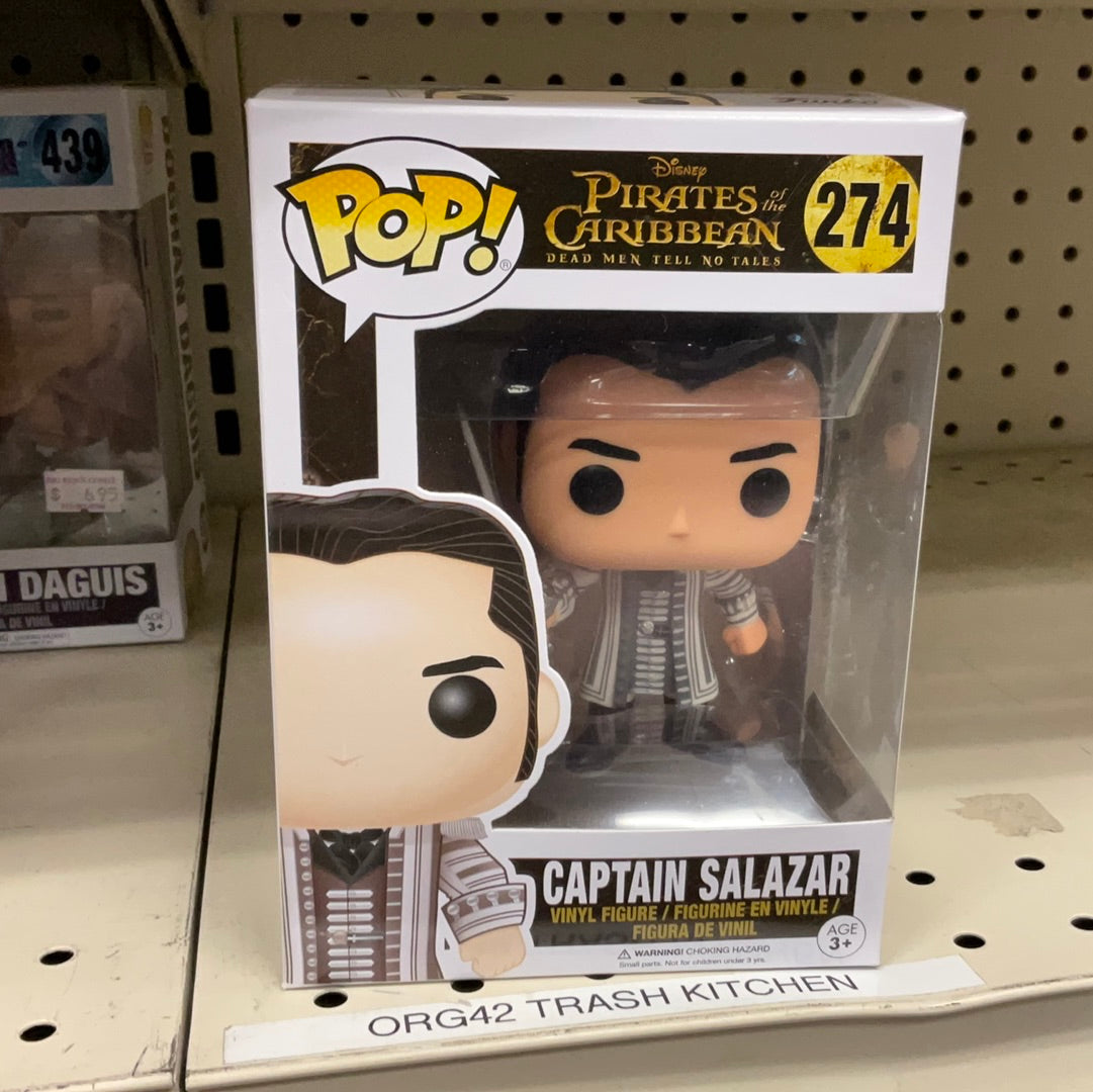 Pop! Disney Pirates Caribbean Captain Salazar #274
