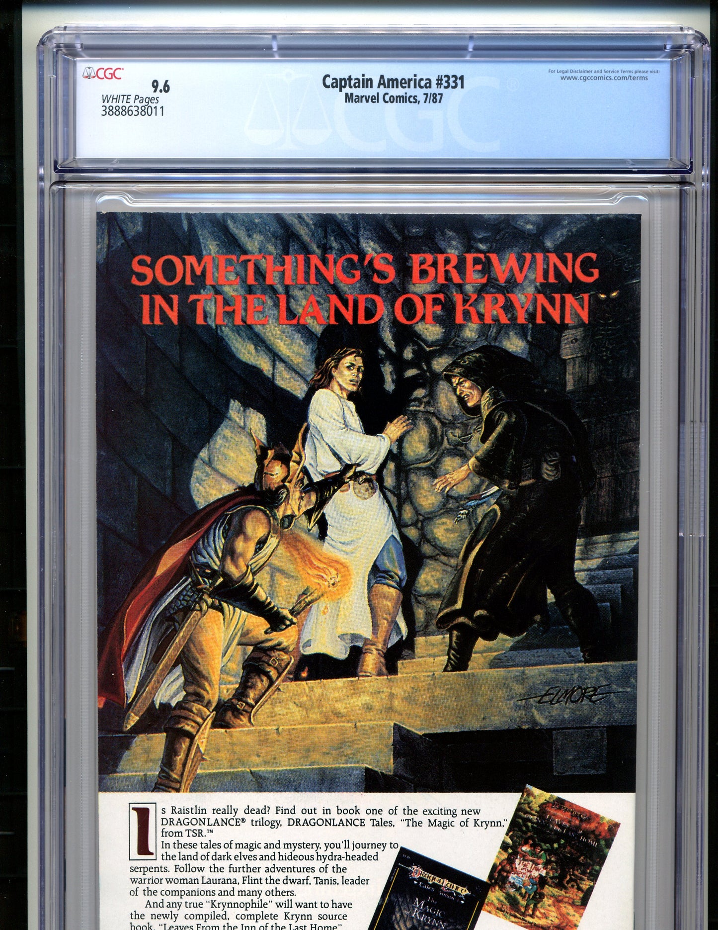 Captain America #331 CGC Graded 9.6