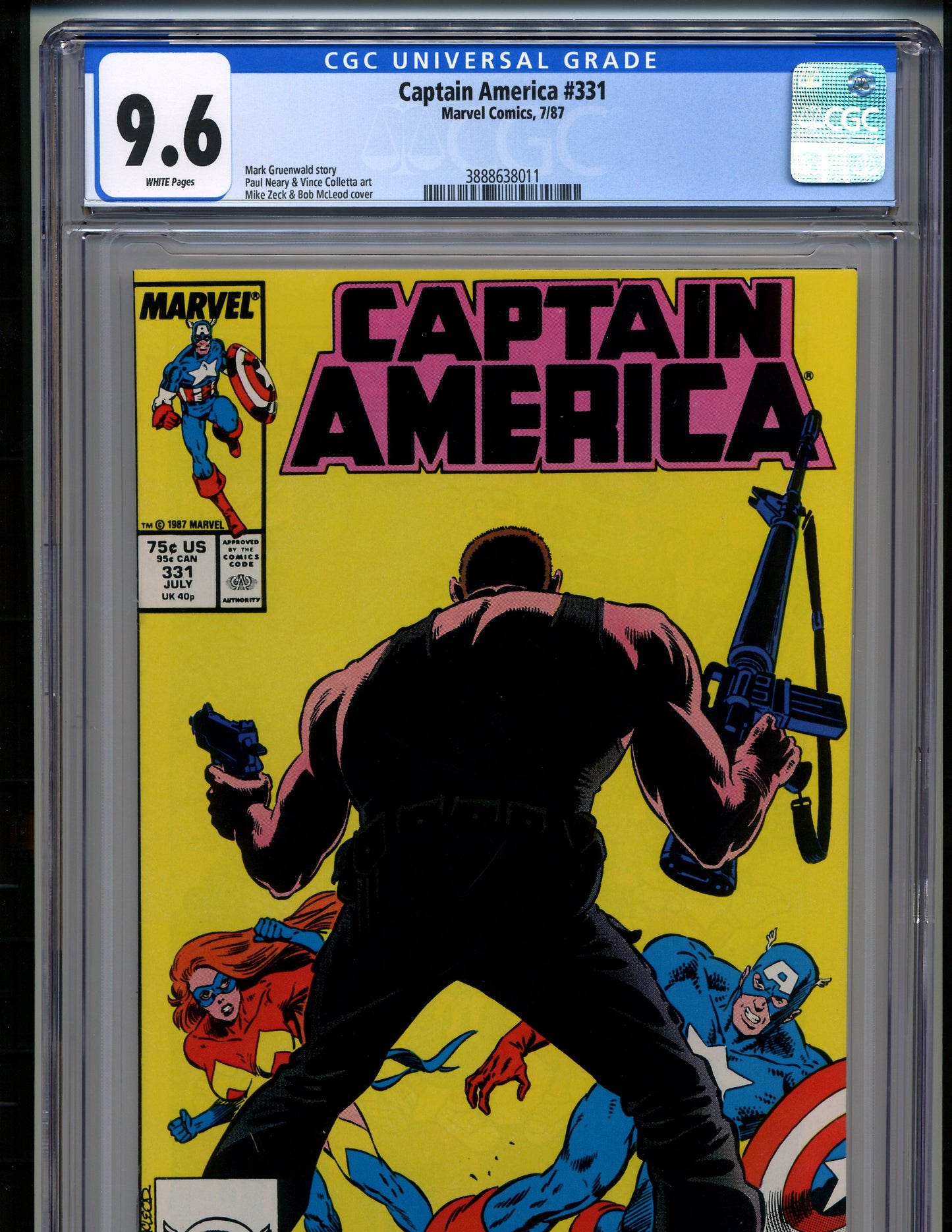 Captain America #331 CGC Graded 9.6