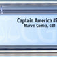 Captain America #256 CGC Graded 9.2