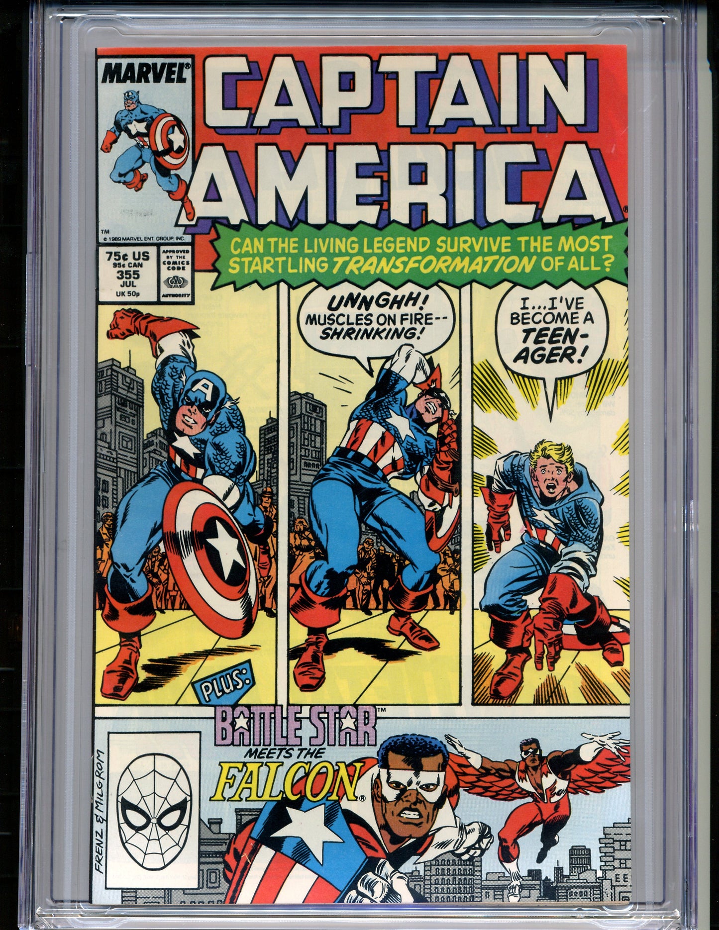 Captain America #355 CGC Graded 9.6