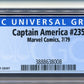 Captain America #235 CGC Graded 9.2