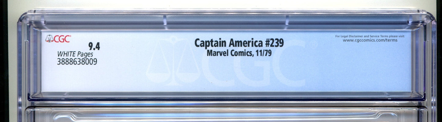 Captain America #239 CGC Graded 9.4