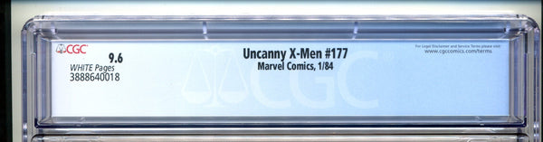 Uncanny X-Men #177 CGC 9.6