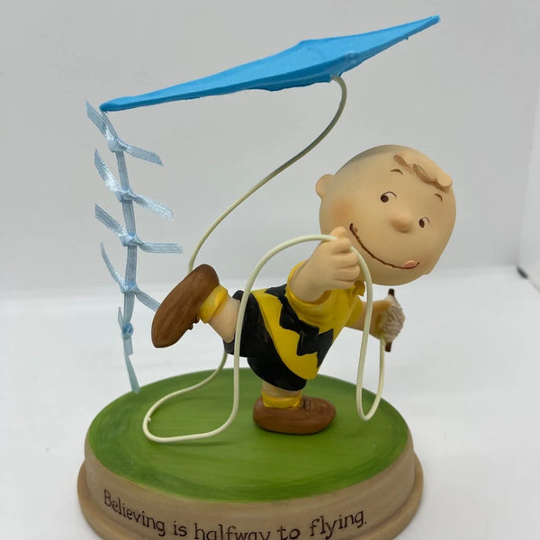 2011 Peanuts Gallery Charlie Brown Believing Is Halfway to Flying