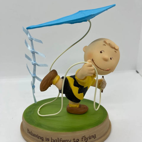 2011 Peanuts Gallery Charlie Brown Believing Is Halfway to Flying