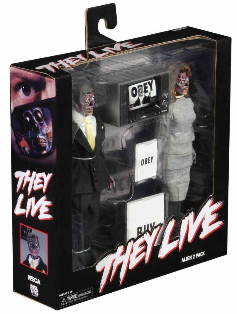 They Live 8" Clothed Action Figure 2-Pack