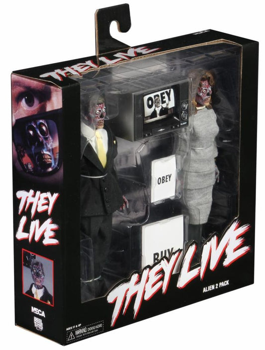 They Live 8" Clothed Action Figure 2-Pack