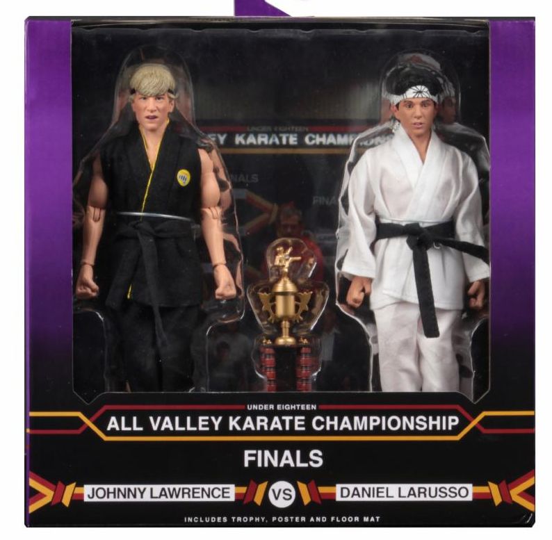 Karate Kid (1984) 8" Clothed Figure Tournament 2-Pack Daniel vs Johnny