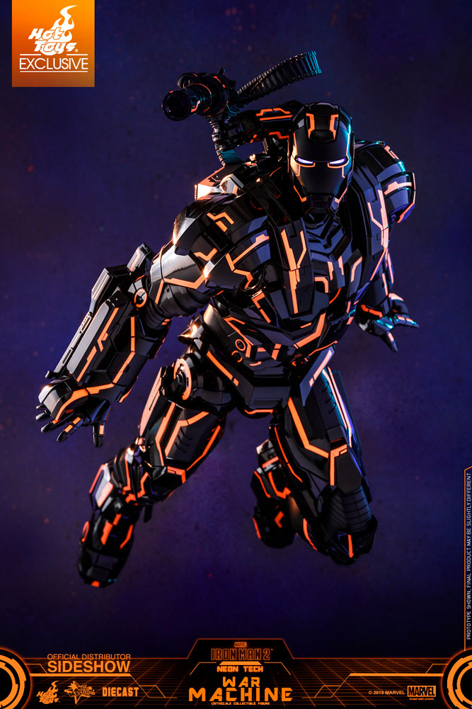 Neon Tech War Machine Sixth Scale Figure MMS553-D35
