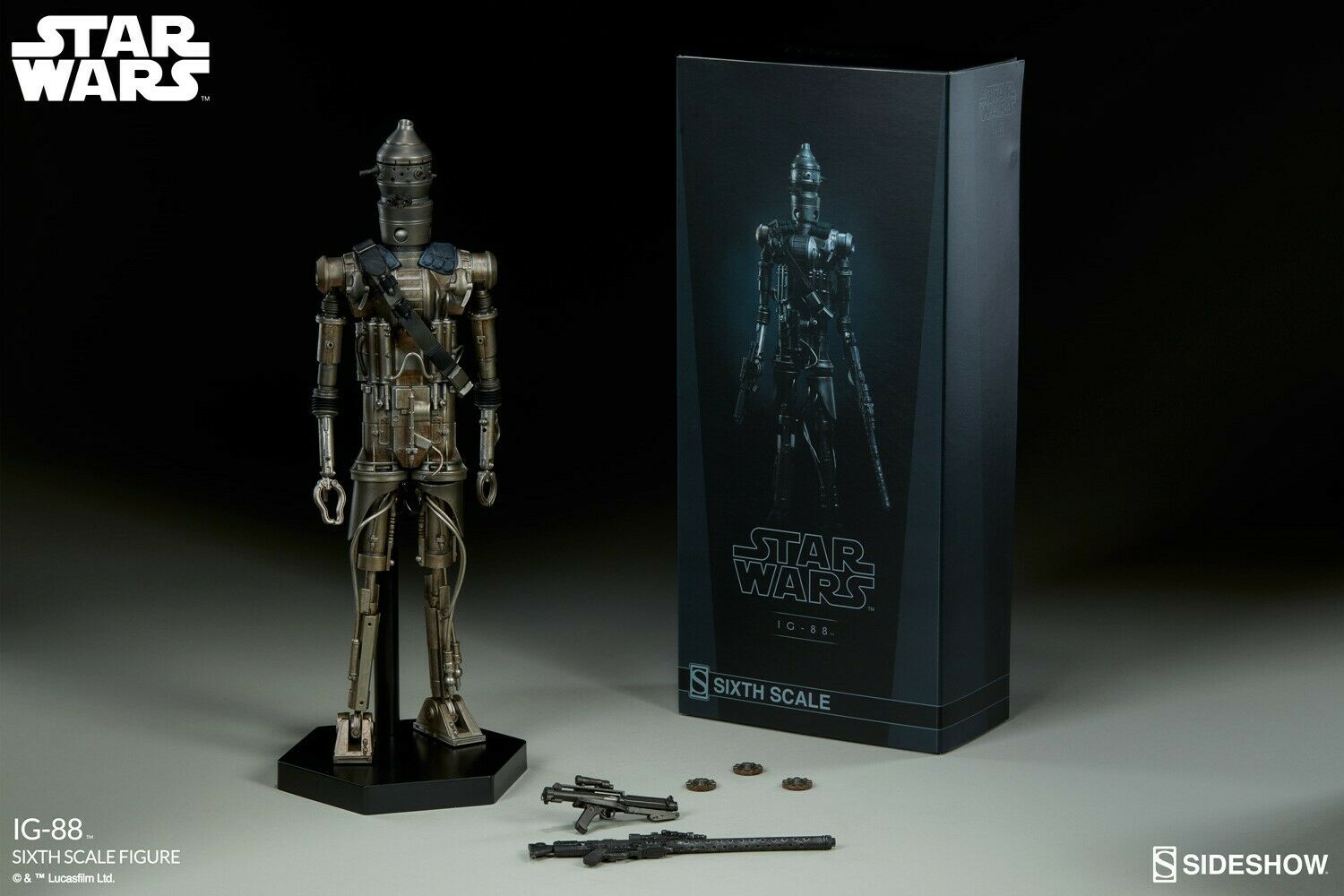 Star Wars IG-88 sixth scale figure – Big Ben's Comix Oasis