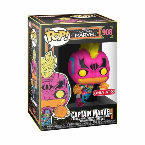 Pop! Captain Marvel 908 Black Light