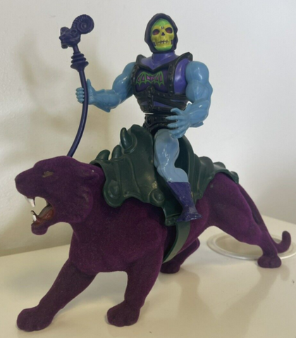 Masters Of The Universe Battle Armor Skeletor With Panthor 1984